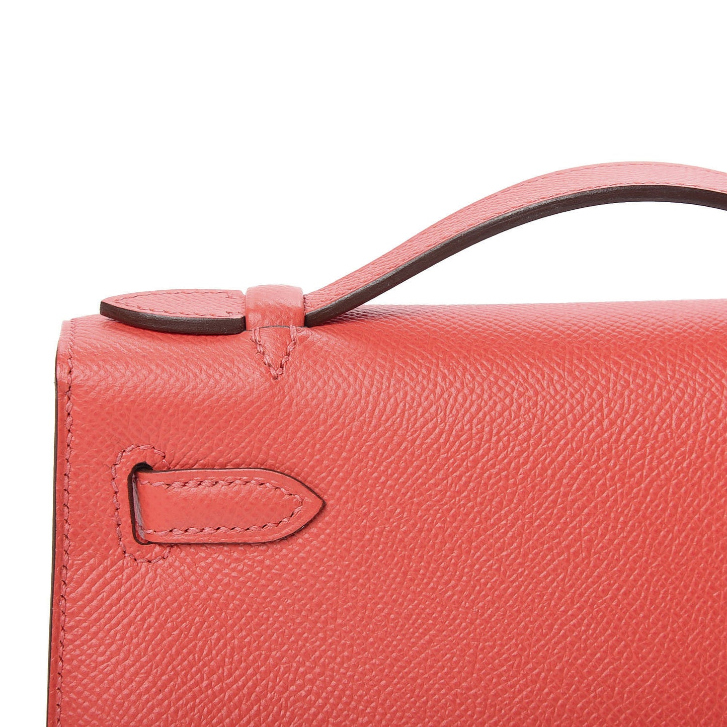 Epsom Kelly Pochette Clutch Rose Jaipur