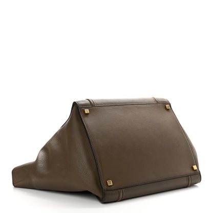 Celine Grained Calfskin Medium Phantom Luggage Taupe 4 of 30