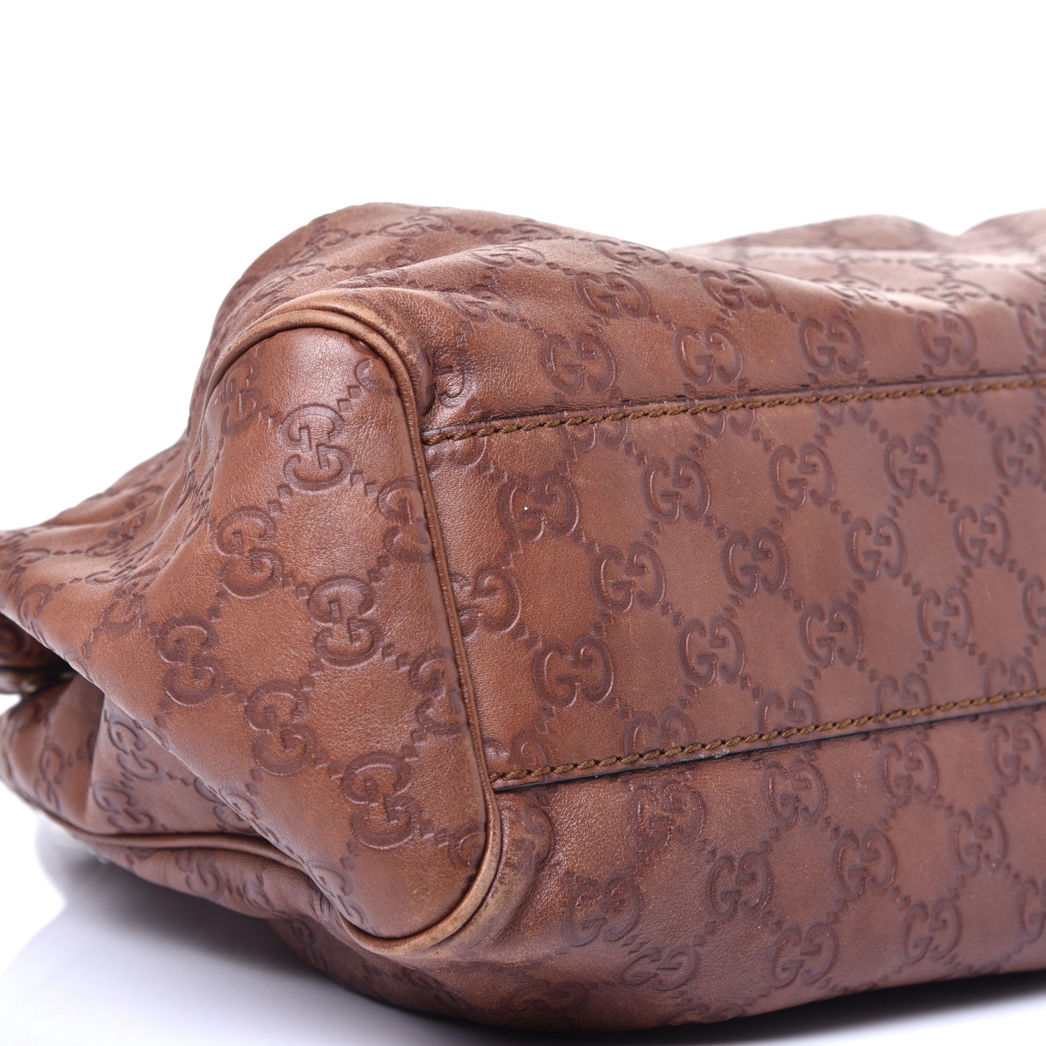 Gucci Guccissima Medium Sukey Tote Brown 8 of 10