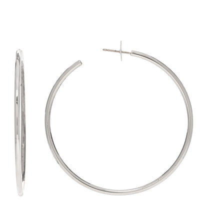 Tiffany Sterling Silver Large Hoop Earrings 1 of 5