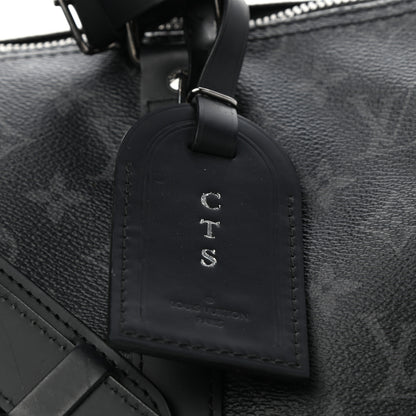 Louis Vuitton Monogram Eclipse Keepall Bandouliere 45 9 of 10