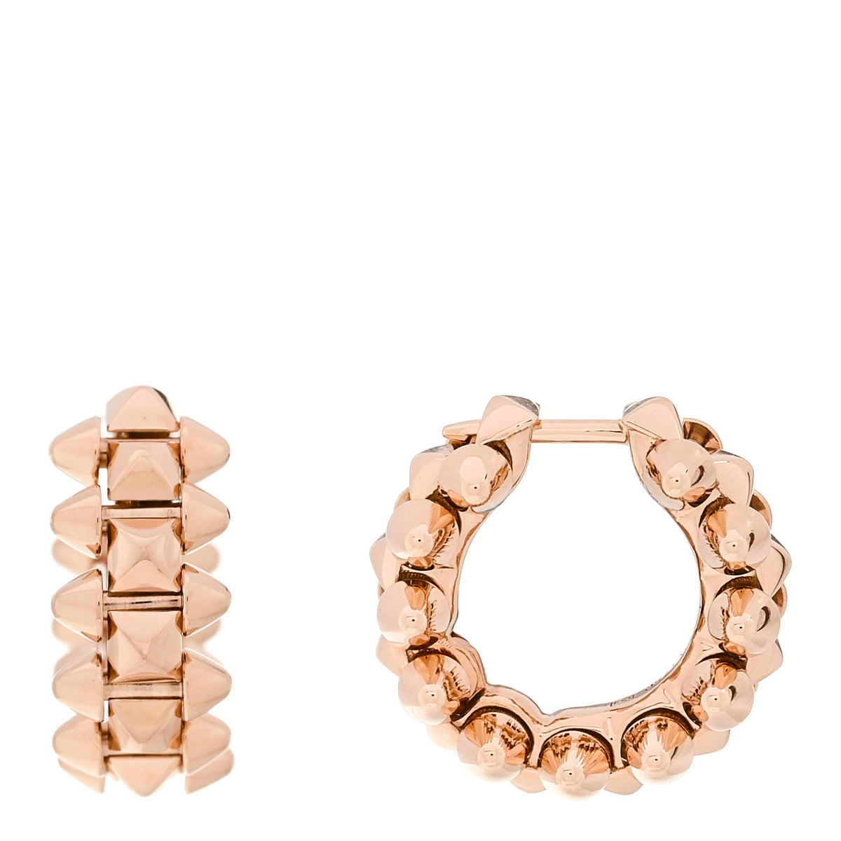 18K Pink Gold Mini Clash de Cartier Earrings