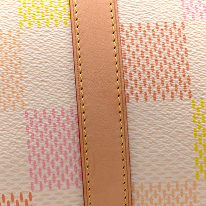 Louis Vuitton LOUIS VUITTON Calfskin Damier Keepall Bandouliere 45 Peach 14 of 14