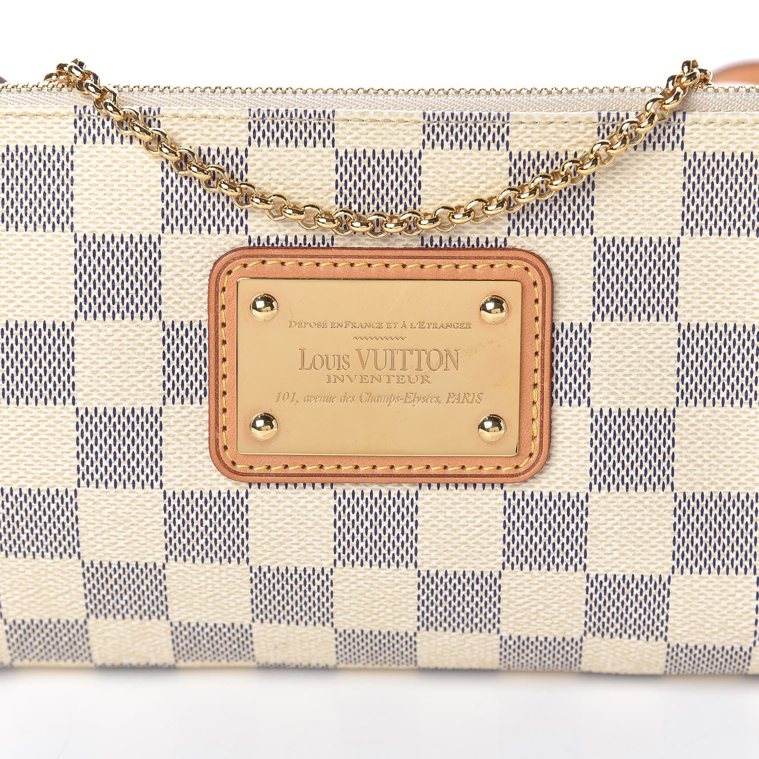 Louis Vuitton Damier Azur Eva Clutch 8 of 10