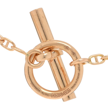 Hermes 18K Rose Gold Diamond PM New Farandole Pendant Necklace SH 4 of 5