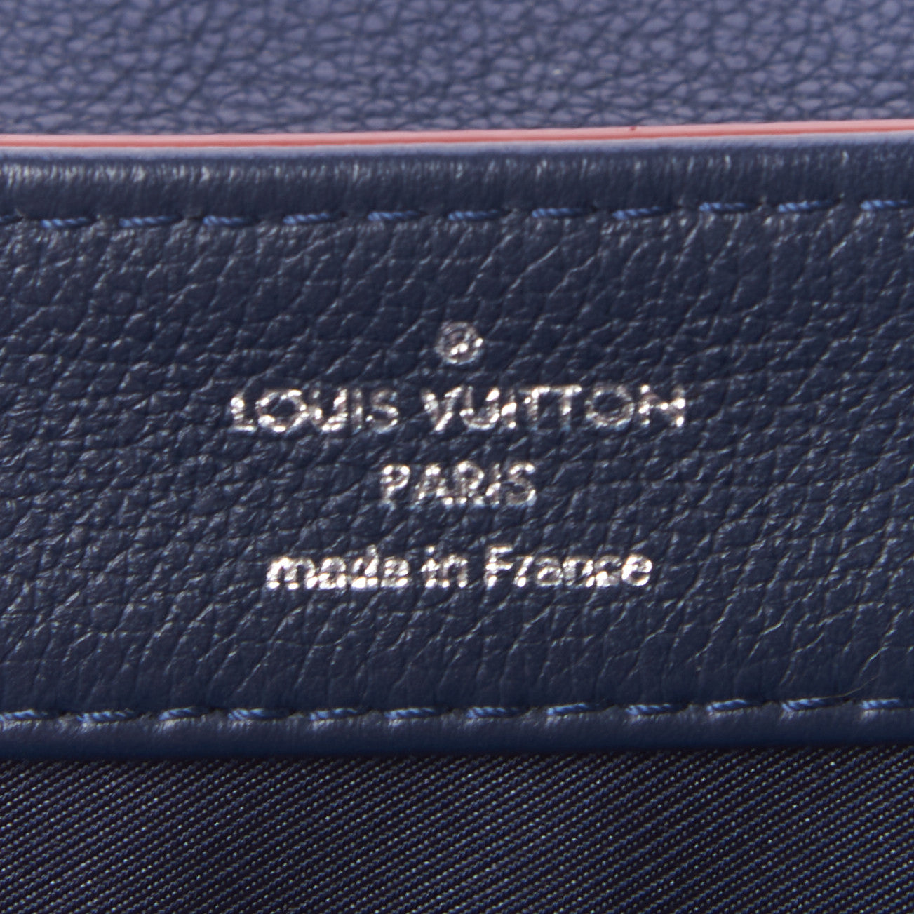 Louis Vuitton Calfskin Lockme II Chain Bag BB Marine Rouge 8 of 8