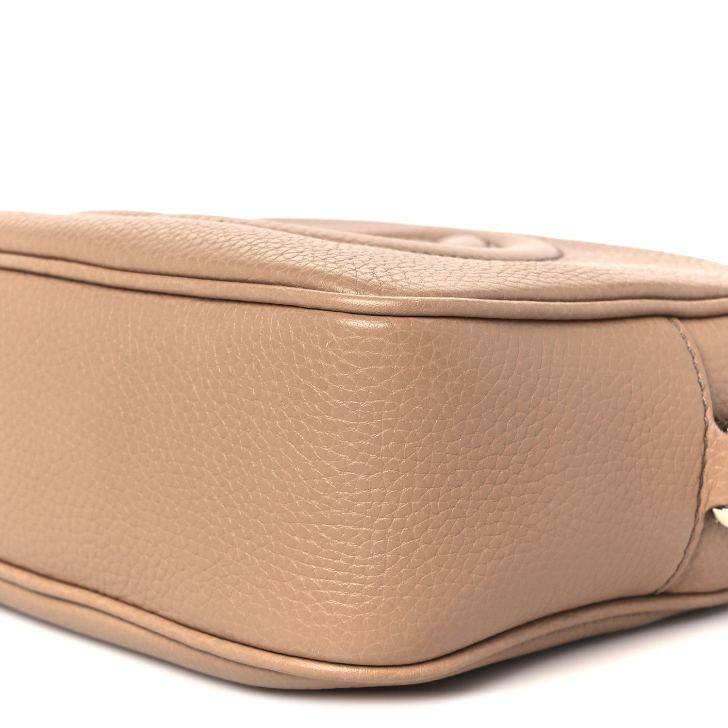 Gucci Pebbled Calfskin Small Soho Disco Bag Camelia 11 of 11