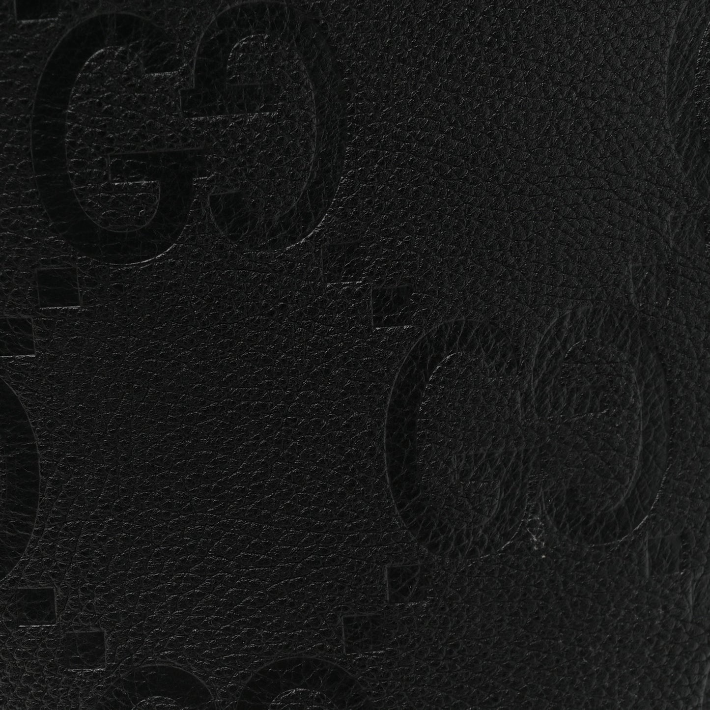 Monogram Jumbo GG Calfskin Web Large Shopping Tote Black