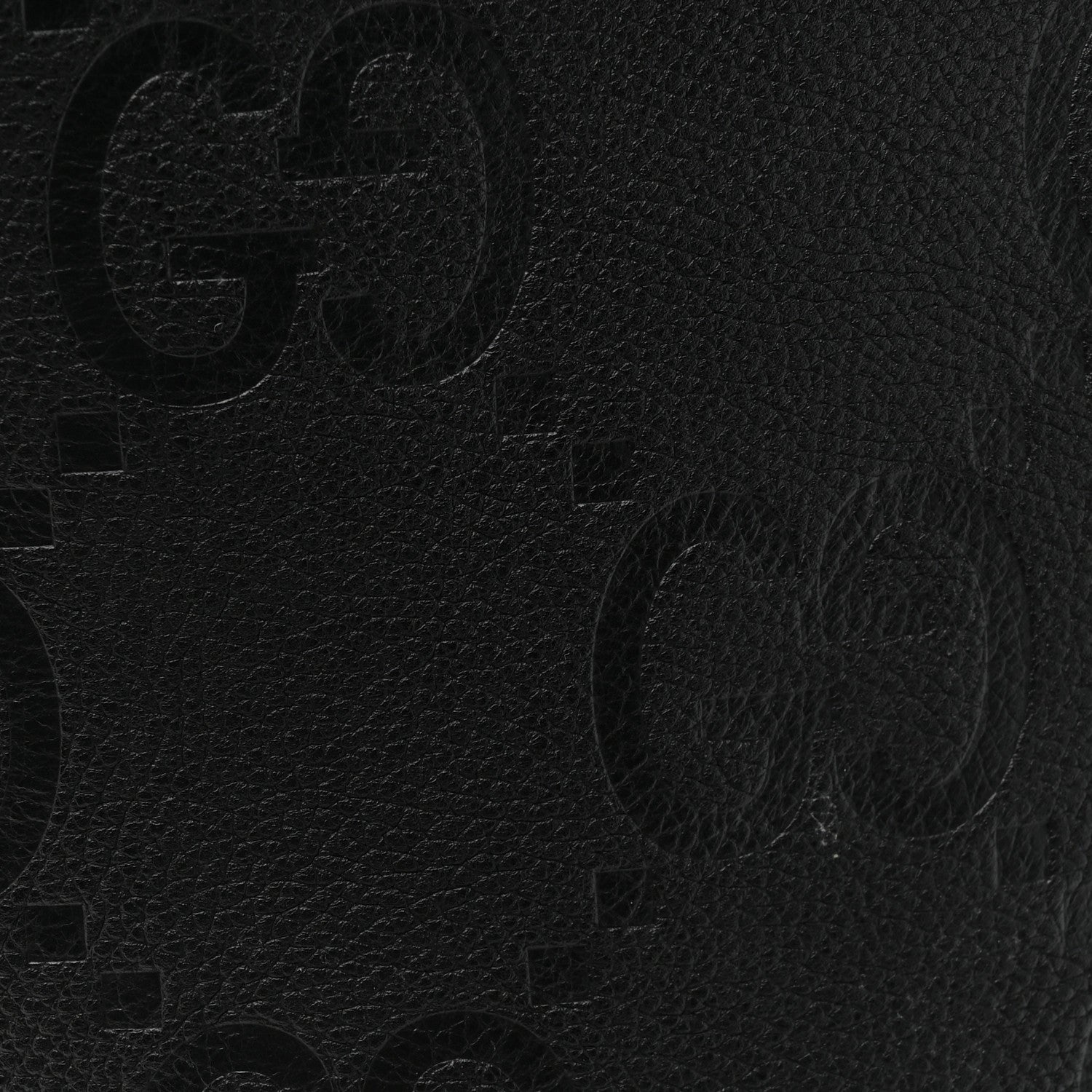 Gucci Monogram Jumbo GG Calfskin Web Large Shopping Tote Black 12 of 12