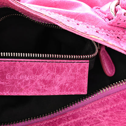 Balenciaga Agneau Giant Brogues Hardware City Magenta 6 of 10