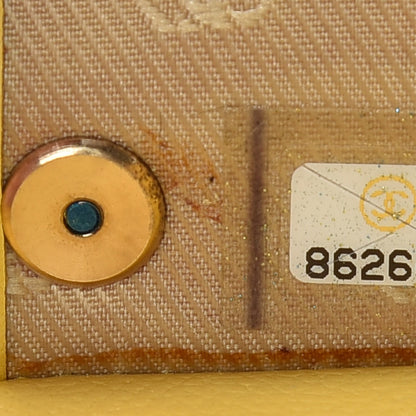 Chanel Grained Calfskin CC Button 6 Key Holder Yellow 8 of 10