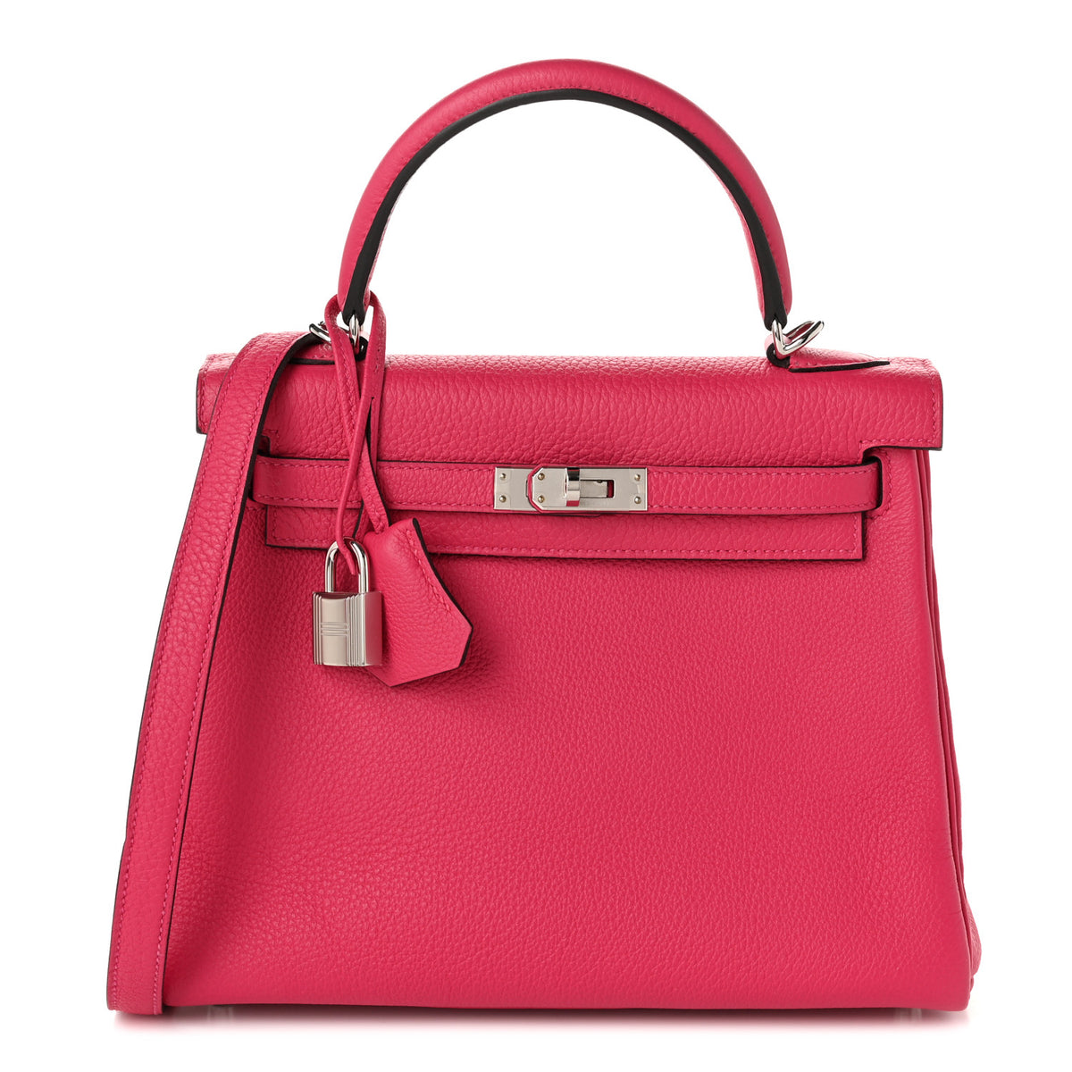 Hermes Togo Kelly Retourne 25 Rose Pourpre 1 of 10