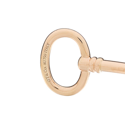 Tiffany 18K Rose Gold Keys Wire Bracelet 3 of 3