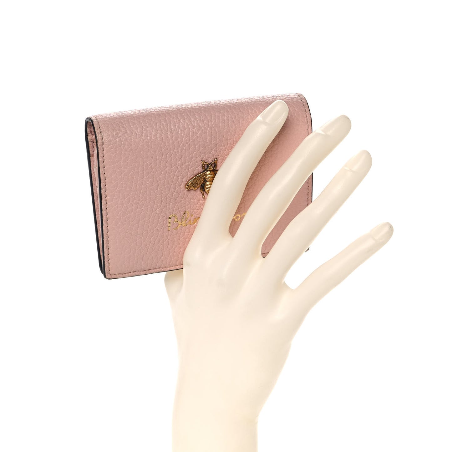 Cellarius Calfskin Blind for Love Animalier Card Case Perfect Pink