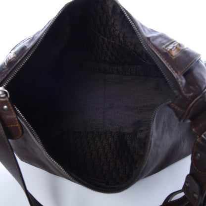 Christian Dior Lambskin Gaucho Double Saddle Bag Brown 5 of 7