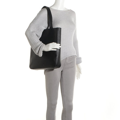 Saint Laurent Grain De Poudre North South Medium Museum Tote Black 2 of 9