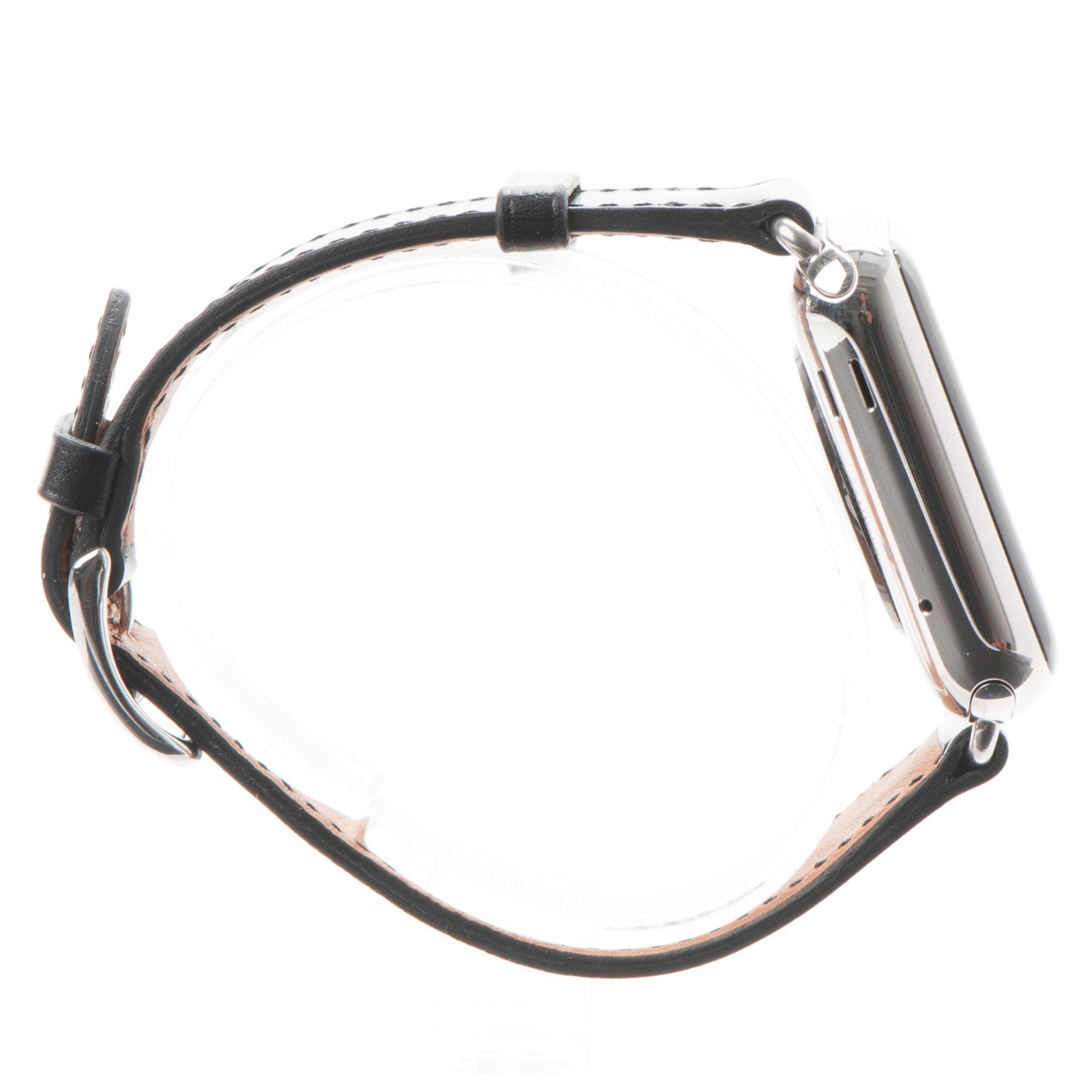 Hermes Veau Swift 38mm Apple Watch Single Tour Black 4 of 10