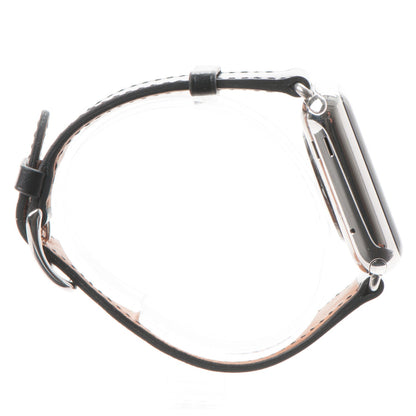 Hermes Veau Swift 38mm Apple Watch Single Tour Black 4 of 10