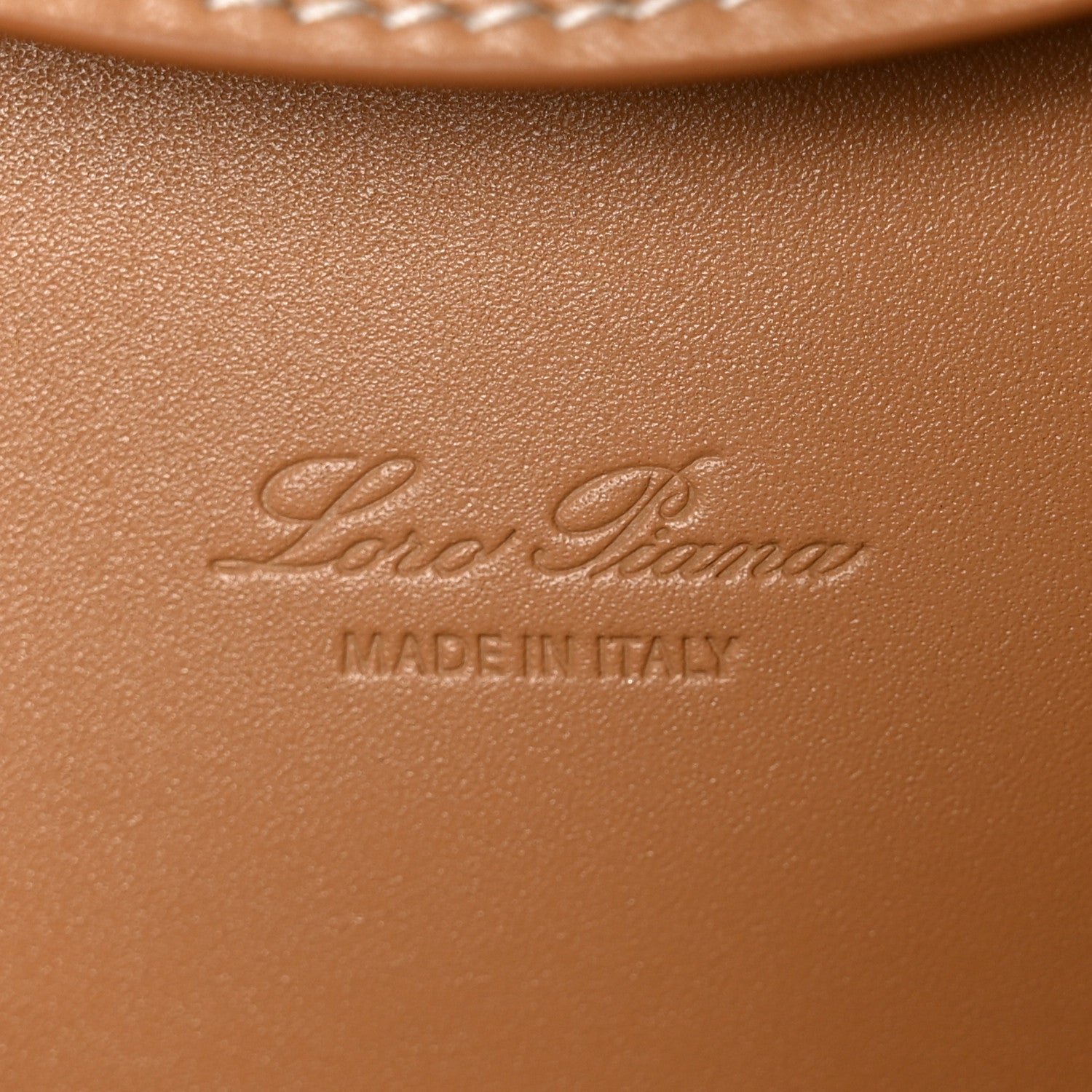Loro Piana Saddle Calfskin Extra Bag L27 Cream Bignet 6 of 9