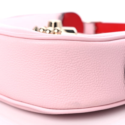 Christian Louboutin Calfskin Mini Carasky Shoulder Bag Pink 8 of 9