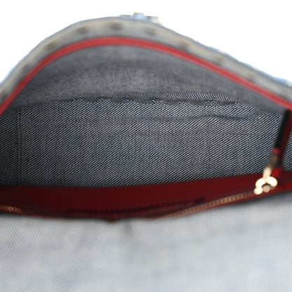 Valentino Garavani Denim Medium Rockstud Spike Shoulder Bag Denim 5 of 10