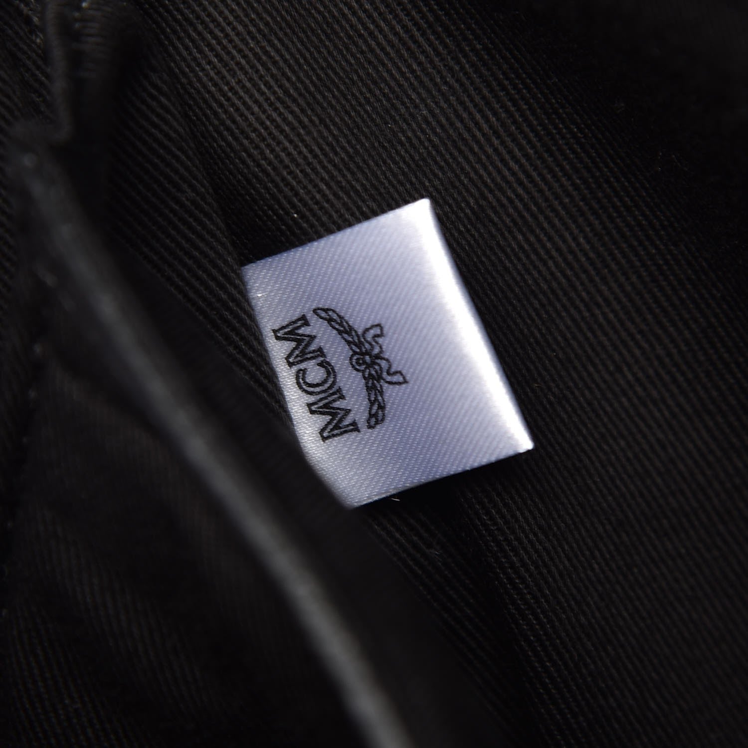 MCM Calfskin Ottomar Monogram Duke Backpack Black 7 of 8