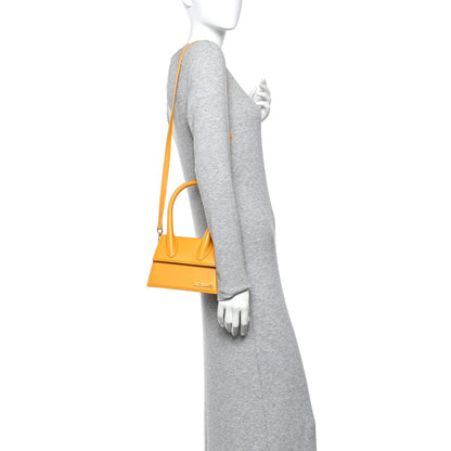 Jacquemus Grained Calfskin Le Chiquito Moyen Dark Orange 2 of 9