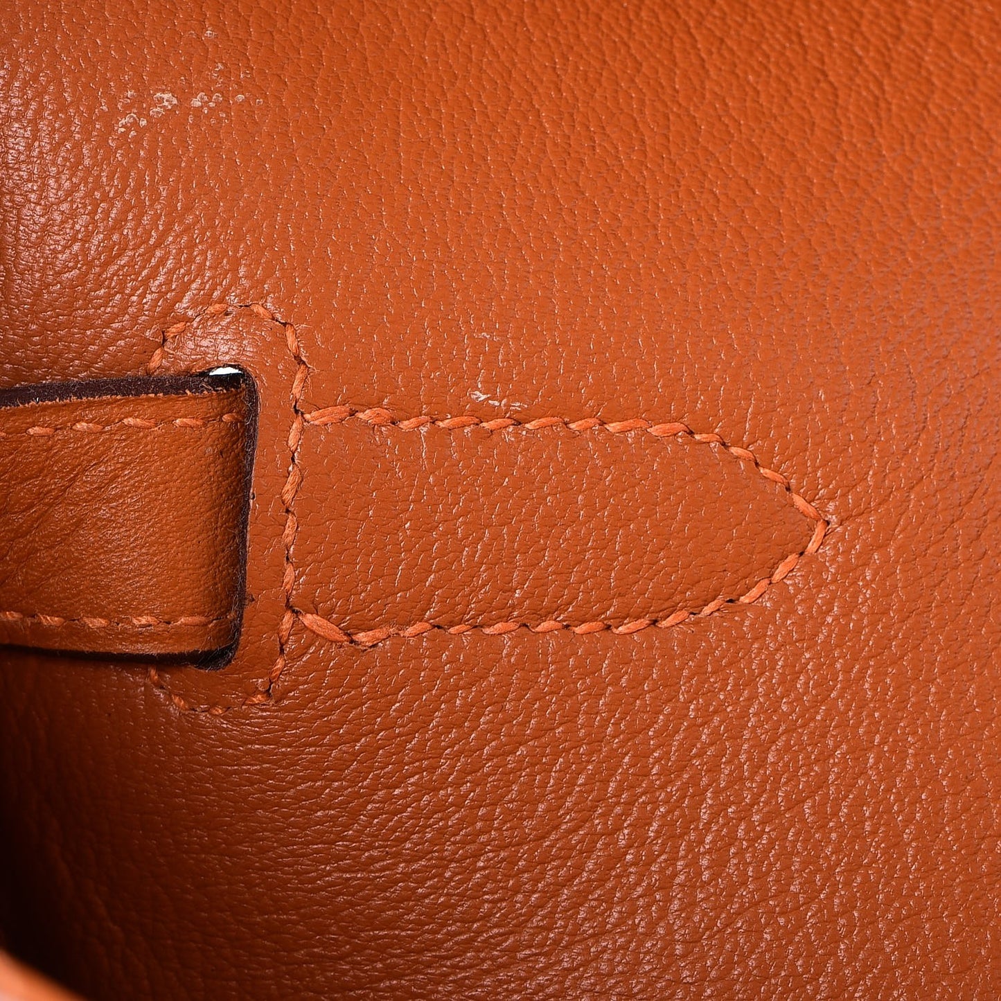 Taurillon Clemence Birkin 40 Orange