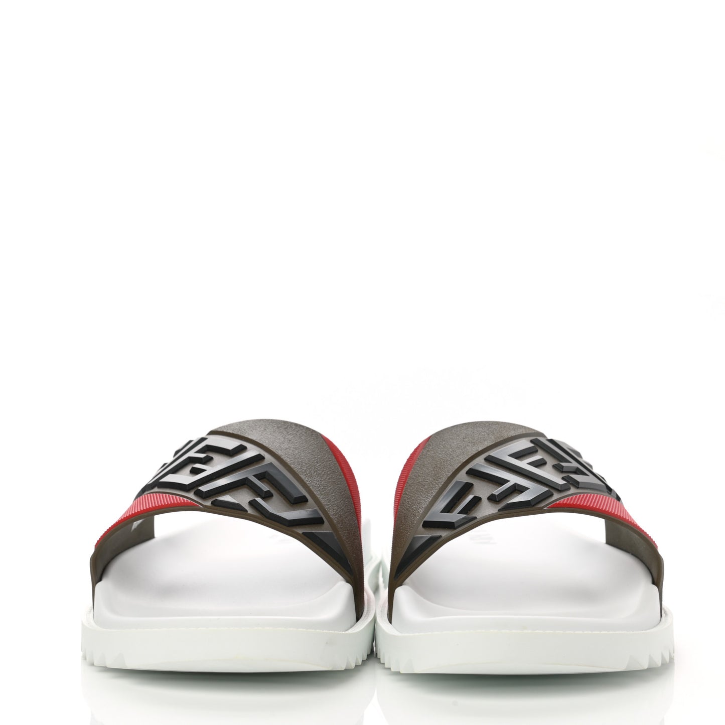 Rubber FF Fussbetts Mens Slide Sandals 11 Tobacco Multicolor