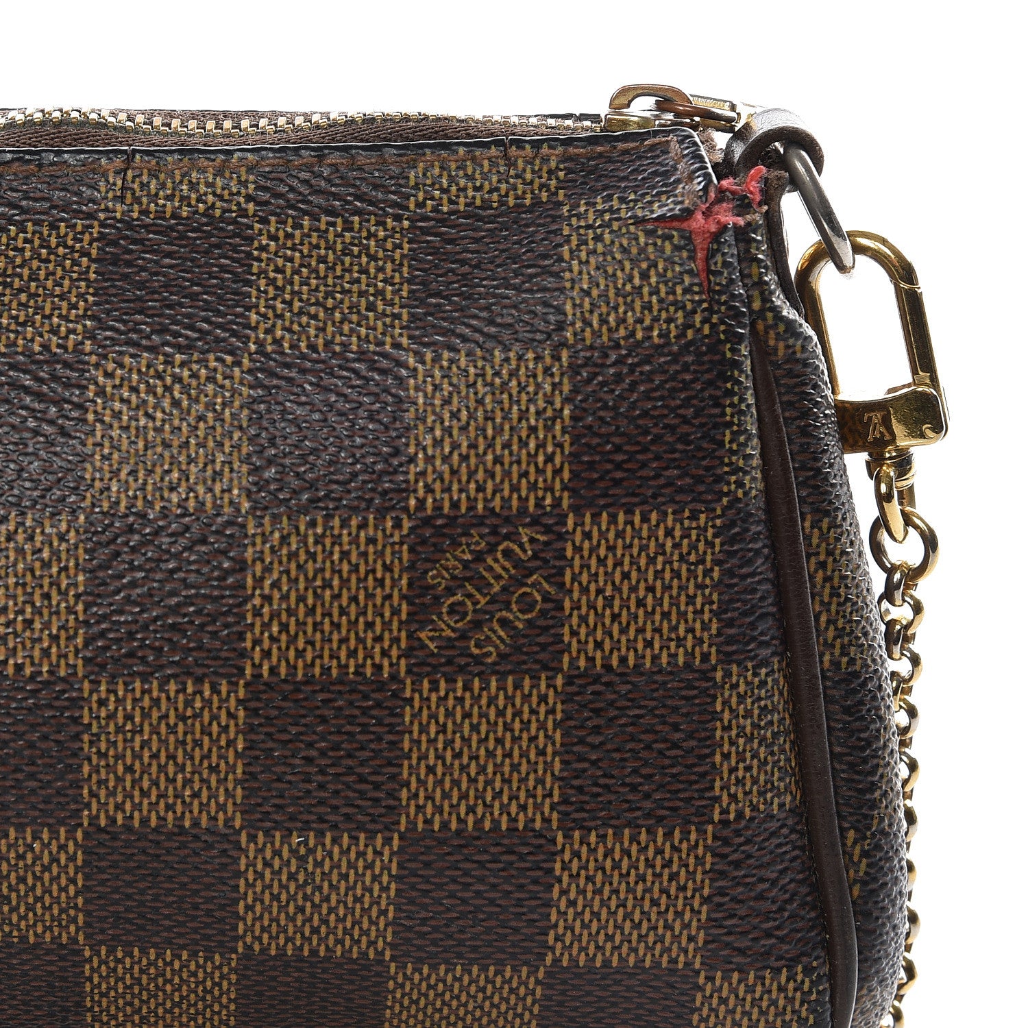 Louis Vuitton Damier Ebene Eva Clutch 8 of 10