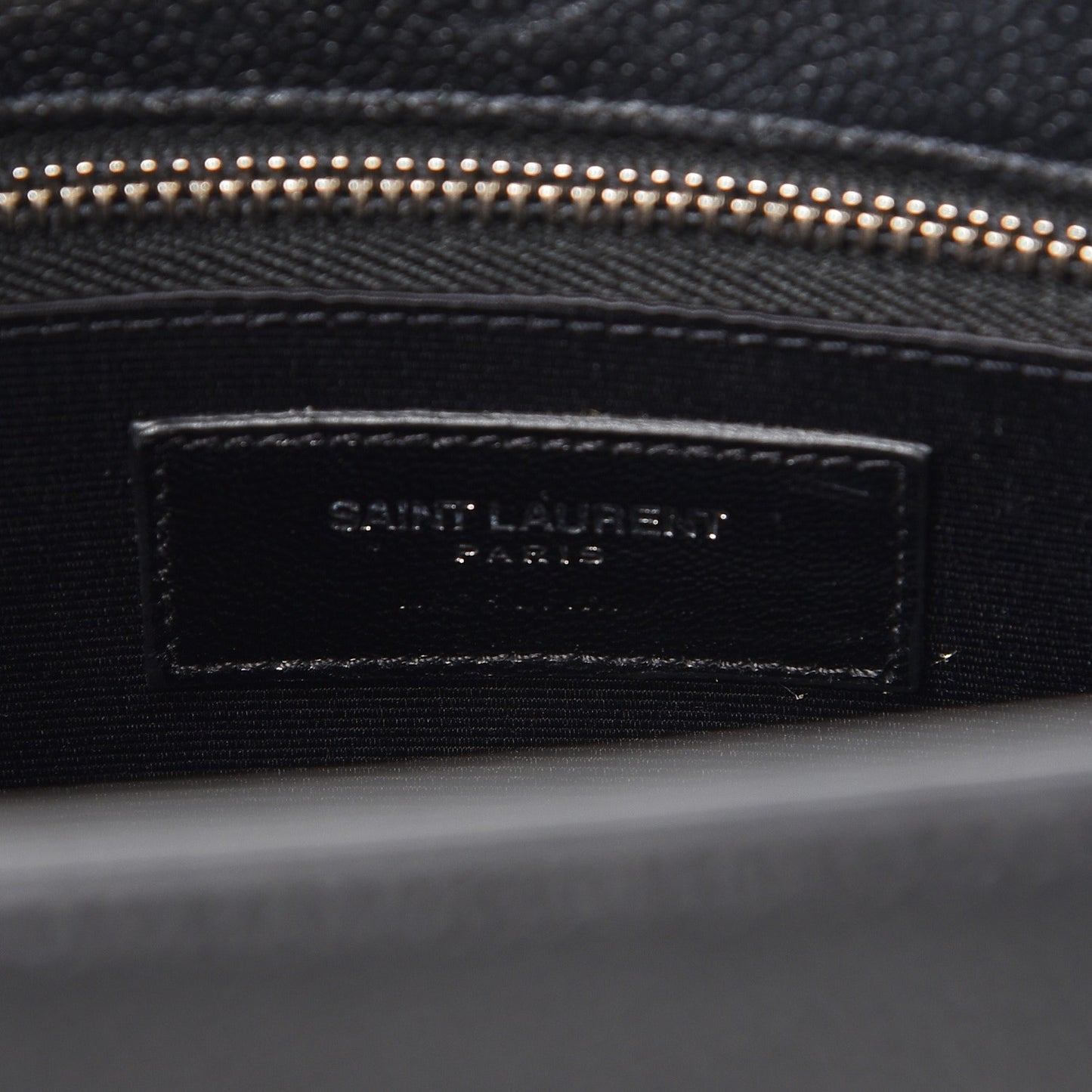 Grained Calfskin Small Sac De Jour Black