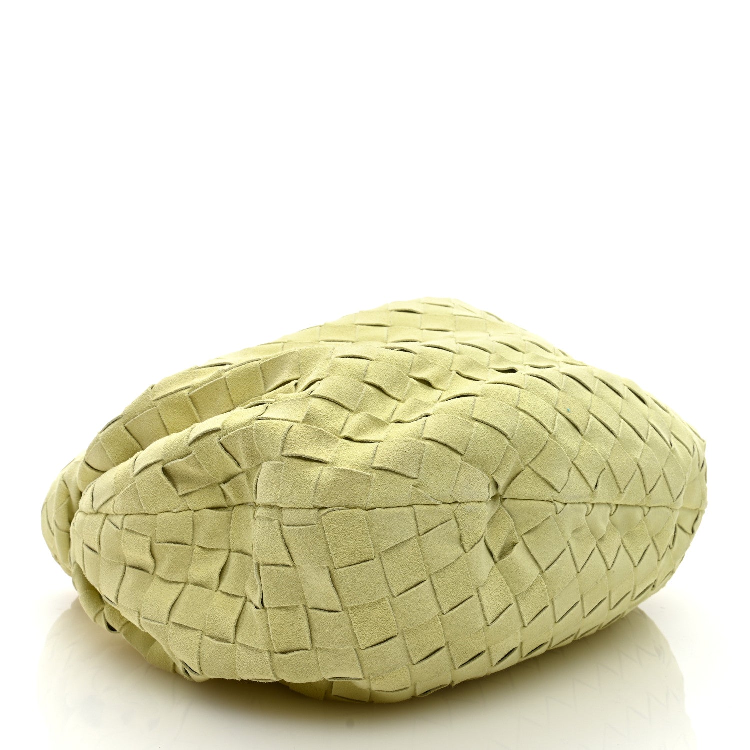 Bottega Veneta Suede Calfskin Intrecciato Teen Jodie Hobo Lemon Wash 4 of 8