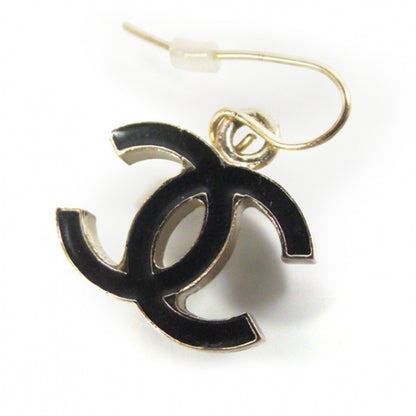 Chanel CC Dangle Earrings Black 4 of 4