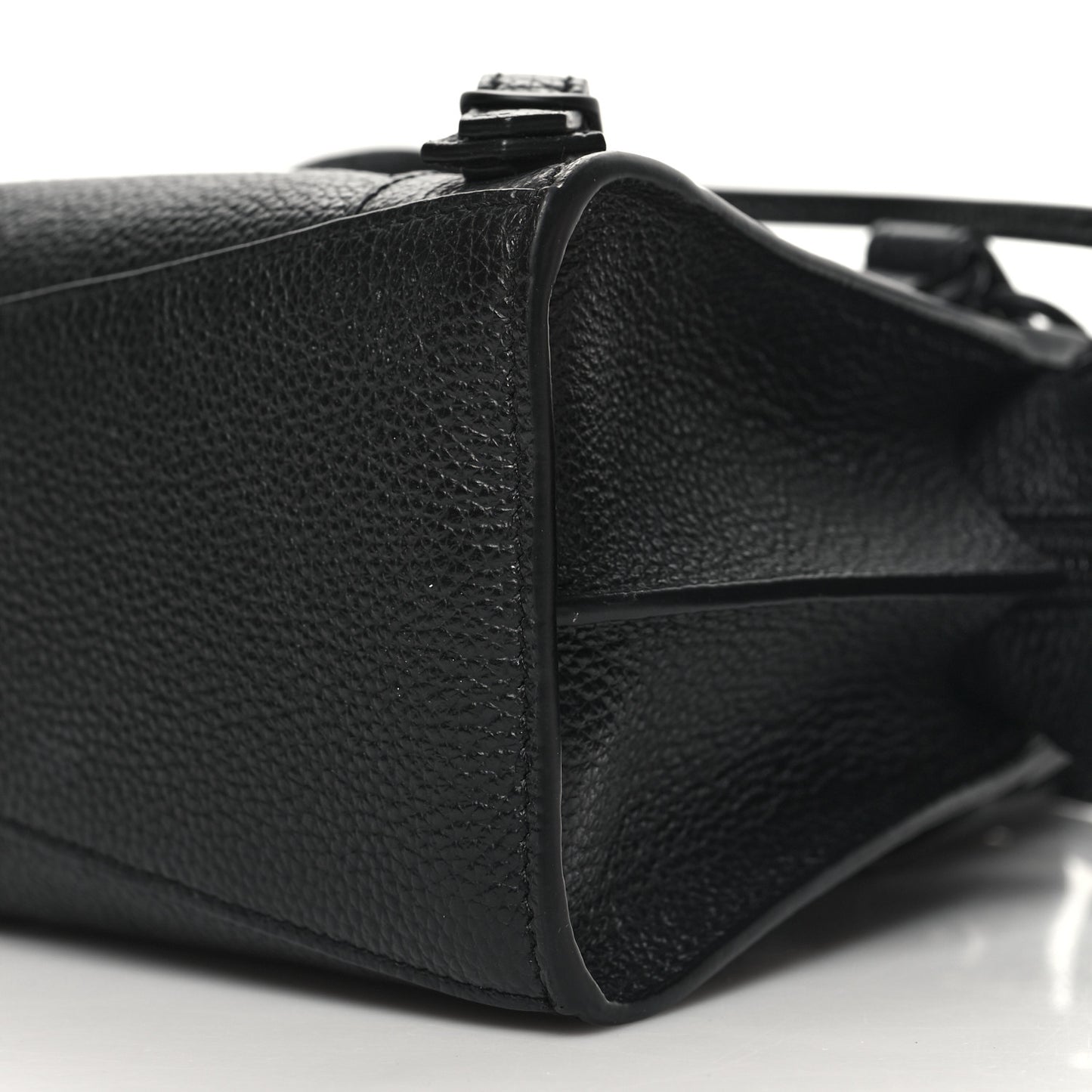 Grained Calfskin Neo Classic Black Hardware Mini City Black