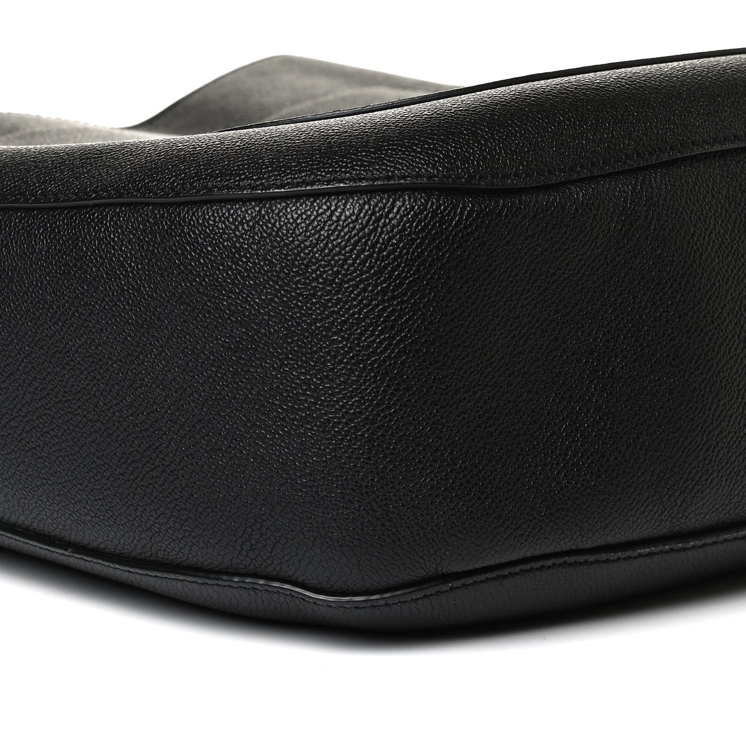 Burberry Grainy Calfskin Small Elmstone Hobo Black 6 of 13