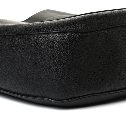 Burberry Grainy Calfskin Small Elmstone Hobo Black 6 of 13