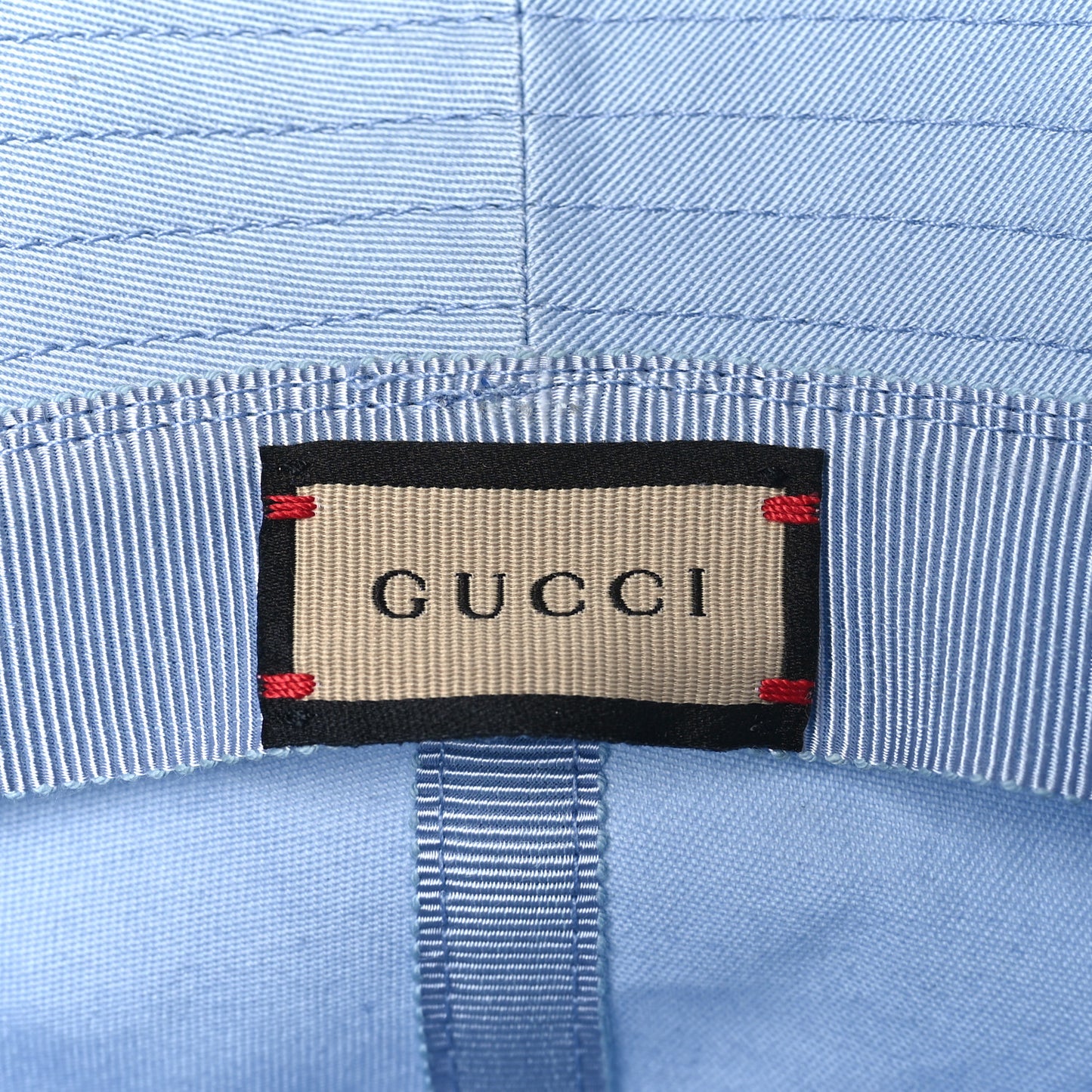 Cotton Logo Cabris Bucket Hat L Porcelain Light Blue