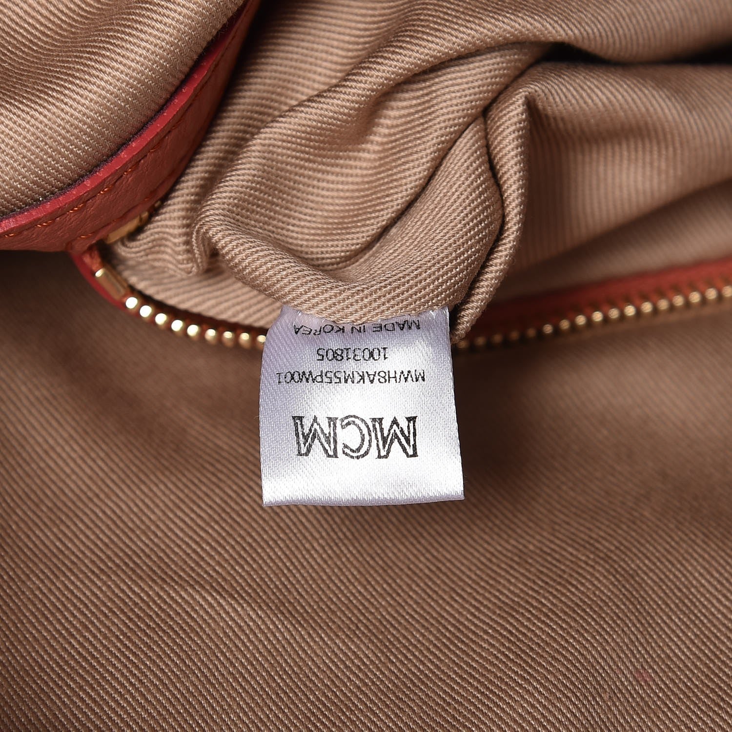 MCM Calfskin Ottomar Large Klara Hobo Cocoa 9 of 9