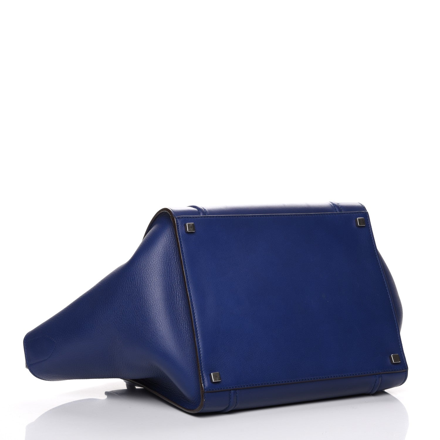 Celine Supple Calfskin Medium Phantom Luggage Indigo 4 of 8