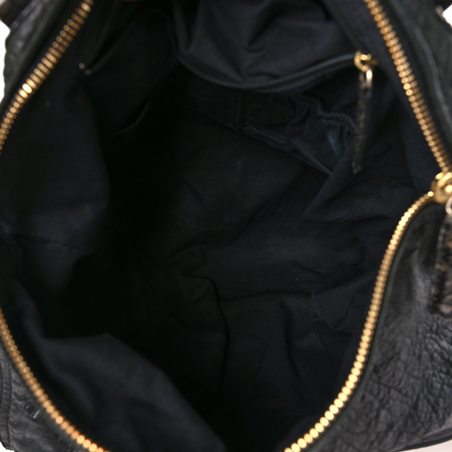 Givenchy Pebbled Sheepskin Calfskin Crocodile Embossed Large Pandora Black 6 of 10
