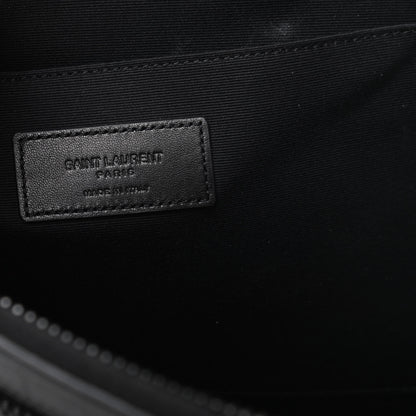 Saint Laurent Calfskin Crocodile Embossed iPad Case Black 6 of 7