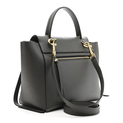 Celine Baby Grained Calfskin Micro Belt Bag Grey 3 of 12