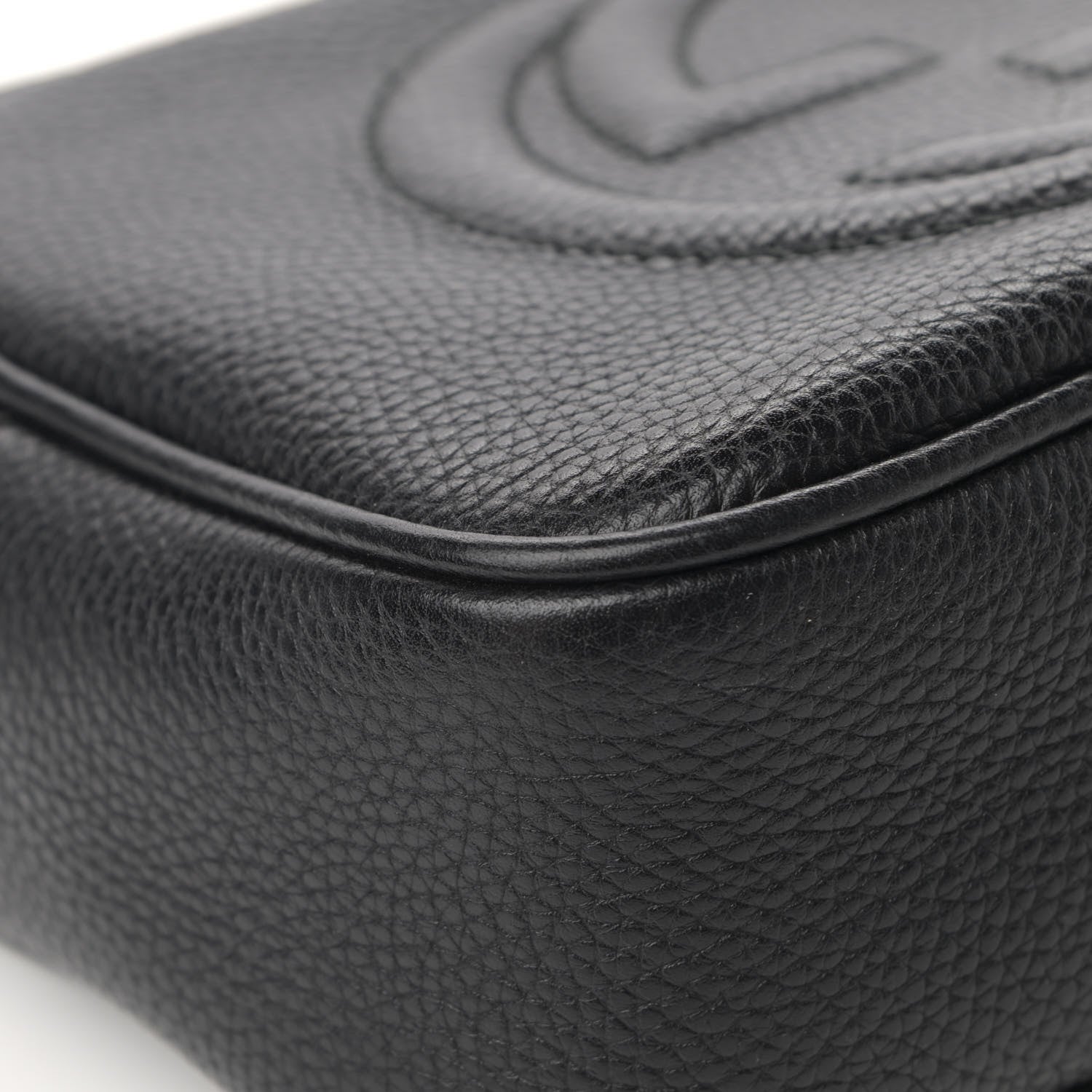 Gucci Pebbled Calfskin Small Soho Disco Bag Black 9 of 16