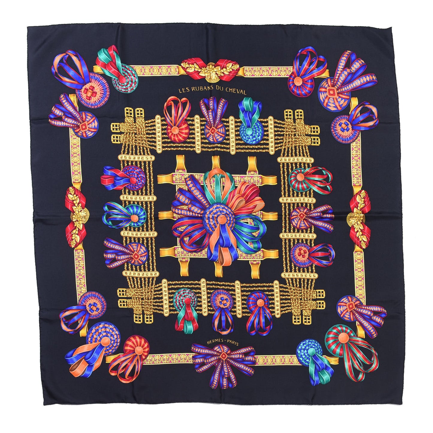 Silk Les Rubans Du Cheval Scarf 90