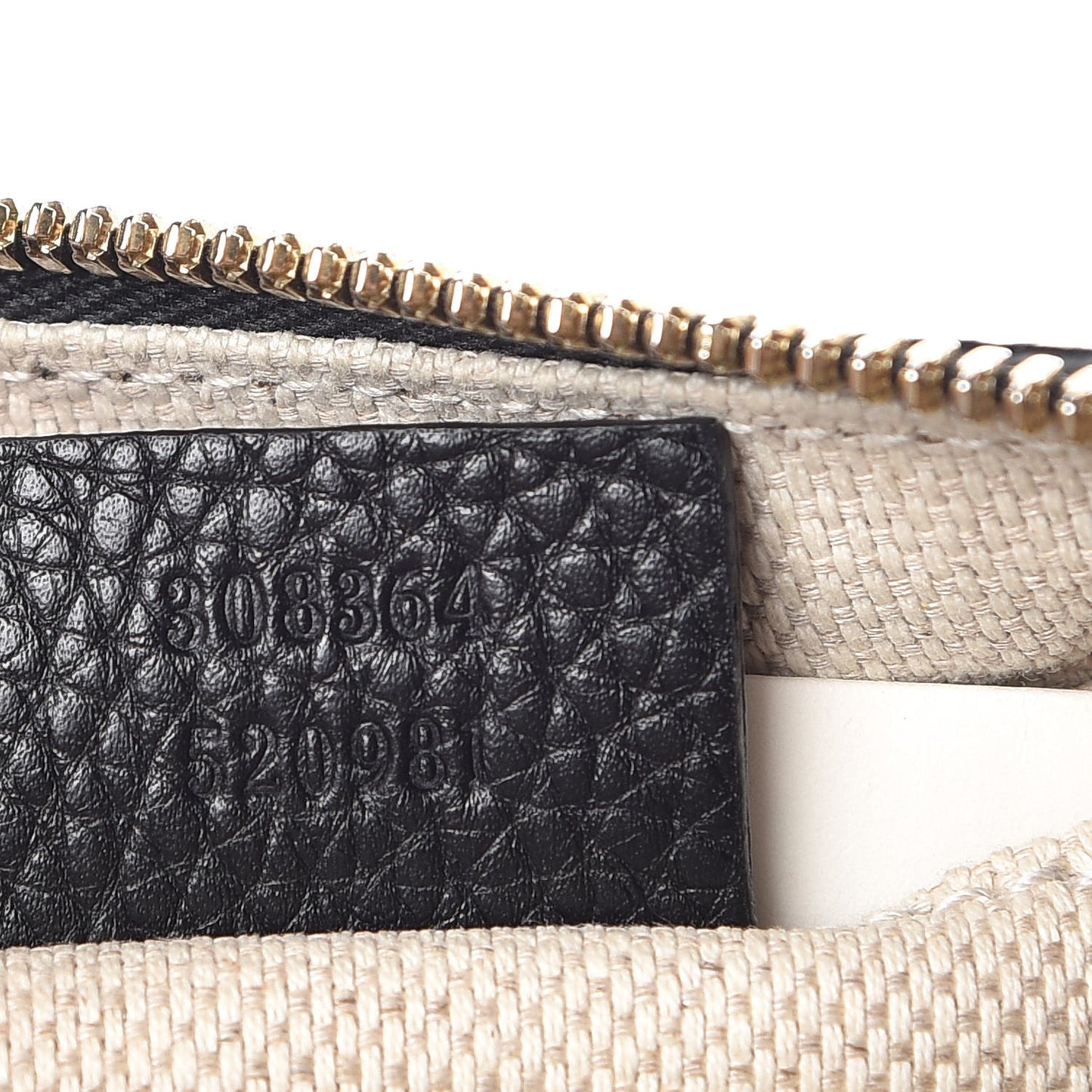 Pebbled Calfskin Small Soho Disco Bag Black