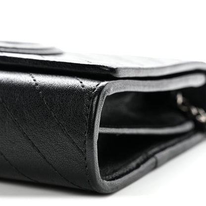 Gucci Sakai Be Green Calfskin Diagonal Stitched Blondie Wallet on Chain Black 28 of 34