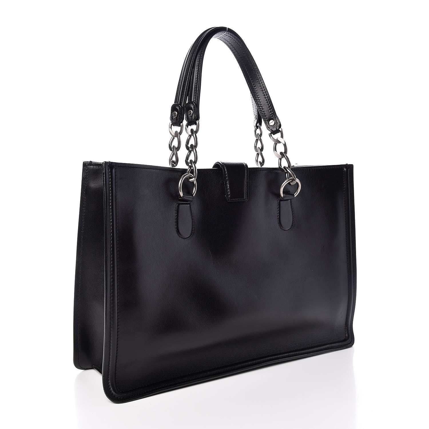 Chanel Smooth Calfskin Country Ride Tote Black 3 of 15