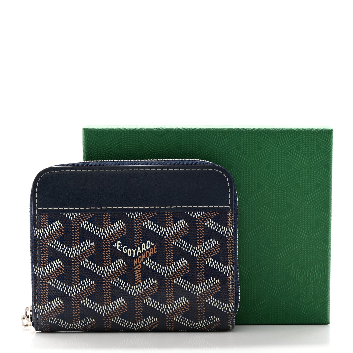 Goyardine Matignon PM Wallet Navy