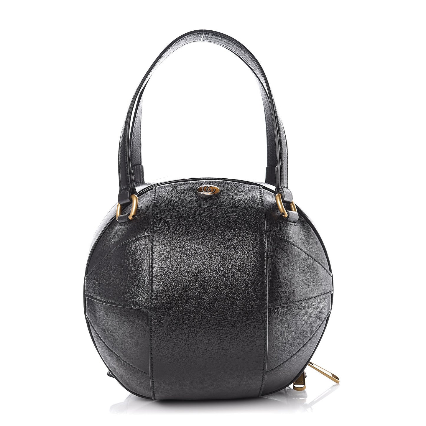 Piuma Lux Energy Tifosa Basketball Shaped Shoulder Bag Black