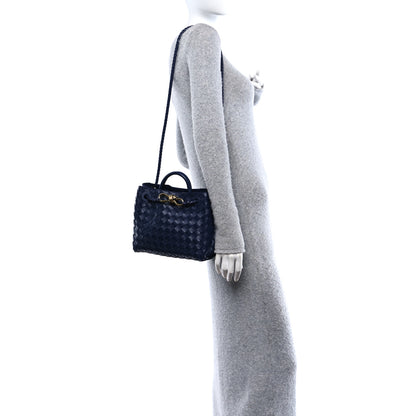 Bottega Veneta Nappa Intrecciato Small Andiamo Shoulder Bag Duke 2 of 11